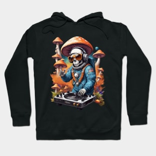 Psychedelic Dj Astronaut - Catsondrugs.com - astronaut, space, stars, galaxy, nasa, cool, planets, funny, universe, astros, astronomy, trippy, surreal, asteroidday, planet Hoodie